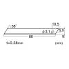 Reserveklinger, NT Cutter, BA-4000-ON, 9 metallic