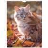 V&aelig;gkalender, Mayland Photo, Kat, 295 x394mm &aring;r: 2027, Flerfarvet,