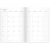M&aring;nedskalender, Mayland, A5, 148x210mm &aring;r: 2027, sort,