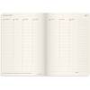 Ugekalender, Mayland Forma Deluxe, 150 x210mm &aring;r: 2027, Brun,