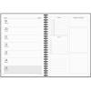 Ugekalender, Mayland, 160x215mm &aring;r: 2027, sort,