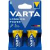 Batteri, Varta, C Longlife Power pakke a 2 stk