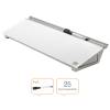 Glastavle, Nobo, hvid, 150x460x60mm