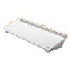 Glastavle, Nobo, hvid, 150x460x60mm