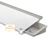 Glastavle, Nobo, hvid, 150x460x60mm
