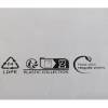 Coex Forsendelsespose, 50 &micro;m, 230 x 325 mm, genanvendt LDPE, sort/hvid Stregkode & genanvend. koder&nbsp;