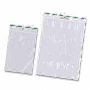 Lynl&aring;spose, Grippie, 50 &micro;m, 100 x 150 mm genanvendt LDPE, Transparent, Uden tryk lynl&aring;slukning, pakk