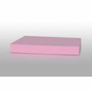 Folia Karton Play Cut, Light Pink Ubestr&oslash;get, 180g/m2 420mm x 600mm, Smal bane pakke a 100 ark