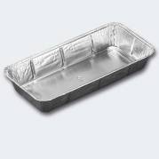 Foliebakke, Plus Pack, 1-Compartments Rektangul&aelig;r 1000 ml,266x131x39mm aluminium, aluminium, pakke a