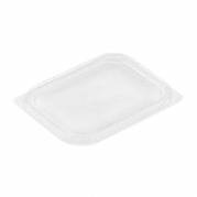 L&aring;g t/foliebakke, Plus Pack, Rektangul&aelig;r 114x88x9mm RPET, transparent, pakke a 100 stk F&oslash;devaregodke