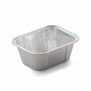 Foliebakke, Plus Pack, 1-Compartments Rektangul&aelig;r 250 ml,114x89x42mm aluminium, aluminium, pakke a 1