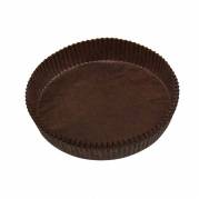 Bageform, Rund, h&oslash;jde 30 mm indvendig diameter 145.0 mm Pergamentpapir, 40 g/m2, brun pakke a 1000 s