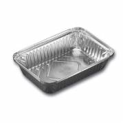 Foliebakke, Plus Pack, 1-Compartments Rektangul&aelig;r 890 ml,207x141x41mm aluminium, aluminium, Heavy pa