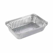 Foliebakke, Plus Pack, 1-Compartments Rektangul&aelig;r 890 ml,207x141x41mm aluminium, aluminium, pakke a