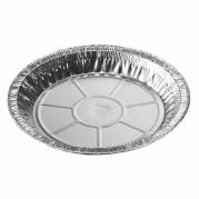 Foliebakke, Plus Pack, Rund 410 ml, &Oslash; 203, h&oslash;jde 20 aluminium, aluminium, pakke a 100 stk 1-Compartm