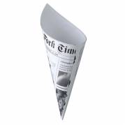 Stanset papir, Stykke, 36 g/m2, 100 x 250 mm, pr&aelig;get papir, hvid, almindelig karton a 100 stk, News