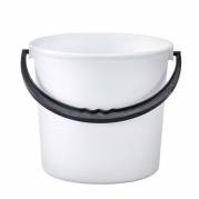 10L med l&aring;g, PP ESD, hvid 300mmx270mm x 250mm