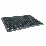 D&oslash;rm&aring;tter, Clean Carpet, Outdoor Rubber ring mat, sort 400mmx600mm x 16mm