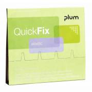 Plaster, Plum, Refill Elastics 75 % bomuld, brun, pakke med 45 stk