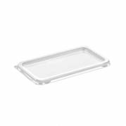 L&aring;g t/plastbakke, F&aelig;rch, M 65-3 Rektangul&aelig;r,185x105x9mm PET, transparent, karton a 560 stk F&oslash;devareg