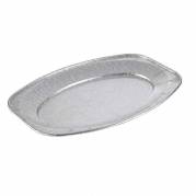 Cateringfad, Plus Pack, Oval 430 x 287 x 26 mm, aluminium, aluminium Medium, pakke a 10 stk F&oslash;devare