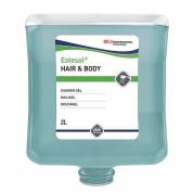 Hair and Bodyshampoo, Deb, Estesol P&aring;fyldning 2 l, s&aelig;be, bl&aring;