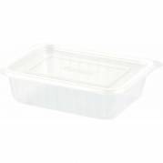 Plastbakke, Duni Fixpack 350 ml,146x110x41mm PP, transparent, karton a 500 stk