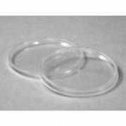 L&aring;g t/plastb&oslash;tte, Rund, &Oslash; 122, h&oslash;jde 25 PP, transparent, karton a 1120 stk