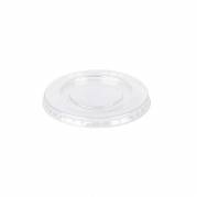 L&aring;g t/dressingb&aelig;ger, Rund kapacitet 90, &Oslash; 74, h&oslash;jde 10 A-PET, transparent, 3 oz pakke a 100 stk F&oslash;de