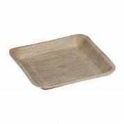 Tallerkner, Firkantet, 240 x 240 mm, tr&aelig; tr&aelig;, pakke a 100 stk, F&oslash;devaregodkendt