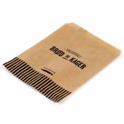 Bagerpose, 170 x 215 mm, flat film Papir, brun, Printed, pakke a 1000 stk palle a 112 kartoner 0,5 k