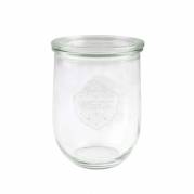 Sylteglas, Rund, &Oslash; 100, h&oslash;jde 147 Glass, transparent, pakke a 6 stk Weck F&oslash;devaregodkendt
