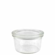 Sylteglas, Rund, &Oslash; 100, h&oslash;jde 55 Glass, transparent, pakke a 6 stk Weck F&oslash;devaregodkendt