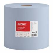Industriaft&oslash;ring rulle, Katrin, L, 2 lag bl&aring; 220mm x 380.00m, kasse a 2 ruller
