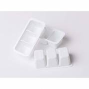 Dressingb&aelig;ger,100x50x25mm HIPS-High Impact Polystyrene, hvid M Allfood Safe, karton a 2000 stk F&oslash;dev