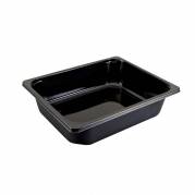 Plastbakke, F&aelig;rch, C 2325-1B, 1-rums Rektangul&aelig;r 5195 ml,265x325x80mm C-PET, sort, A5 4 rum til bord