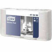 K&oslash;kkenrulle, Tork, Plus, 2 lag, hvid 212mm x 20.40m, 23g/m2 pakke a 20 ruller, FSC Recycled Credit