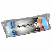 Fryseposer, 32 &micro;m, 250 x 500 mm, LD-PE transparent, rulle a 15 stk F&oslash;devaregodkendt