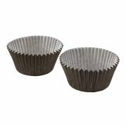 Muffin form, Rund, h&oslash;jde 35 mm indvendig diameter 50.0 mm Pergamentpapir, 70 g/m2, sort pakke a 1000