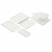 Kagepap, No.103, Firkantet 125x 104 mm Pap, hvid, pakke a 500 stk