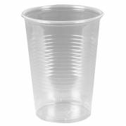 Drikkeb&aelig;ger Plast, 400 ml, PP transparent, Bl&oslash;d til &oslash;l, pose a 50 stk F&oslash;devaregodkendt
