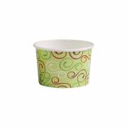Isb&aelig;ger, udvendig diameter: 74 mm Papir + PE, hvid, 3 oz karton a 1000 stk, palle 24 kartoner Small,