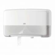 Toiletpapirdispenser ruller, Tork T2 Mini Twin, hvid 432mmx146mm x 275mm