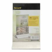 Bordskilt, Securit, A6, transparent