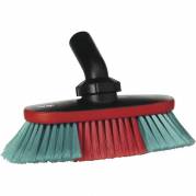Autob&oslash;rster, Vikan Brush soft with water flow, sortx250mm