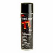 Lim spray, 3M Super 77 Syntetisk gummi og harpiks for manuell brug, transparent, 500ml