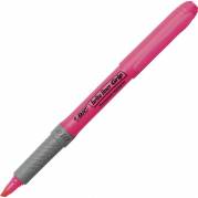 Tekstmarker, Bic Brite liner Grip 1,6-3,3MM, Skr&aring; spids, pink