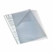 Plastlomme, Bantex transparent, #BEN TOP/VENSTRE SIDE 90&micro;m, 210x297mm, plastik pakke a 100 stk