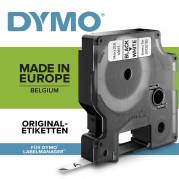 Labeltape, Dymo D1, 43613 S0720780 6mmx7.00m sort/hvid