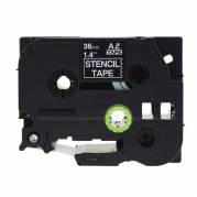 Labeltape, Brother, STE161 stenciltape/elektrolysetape 36mmx3.00m transparent